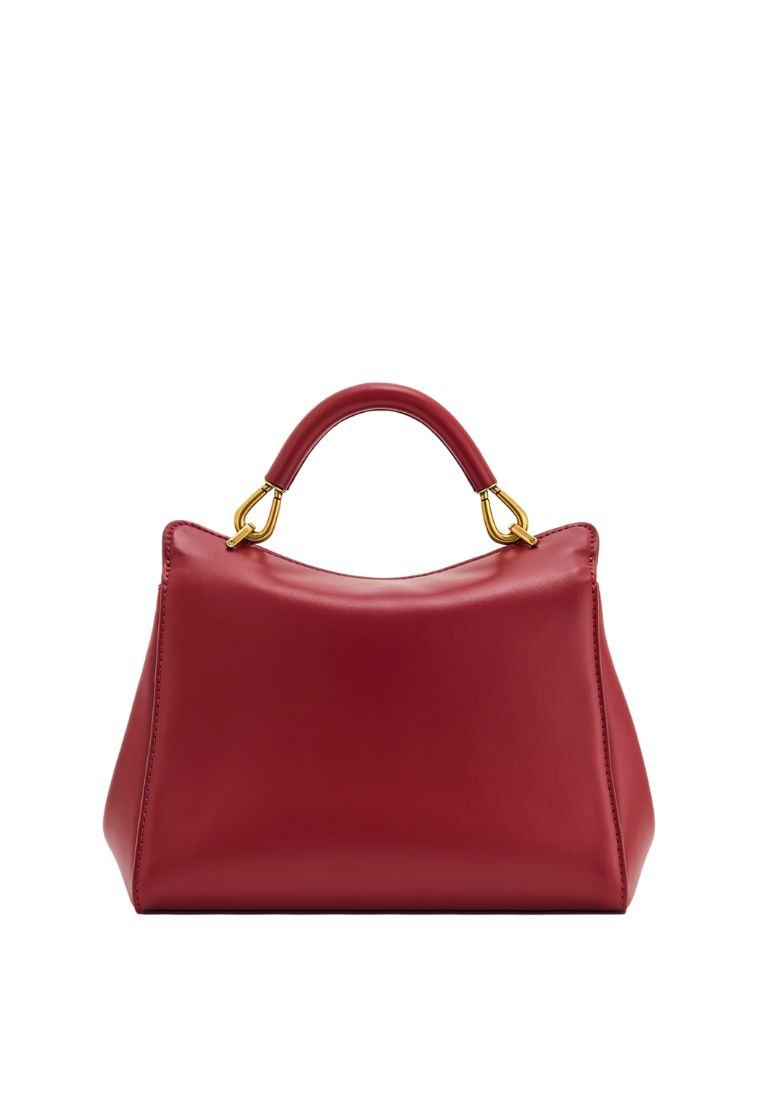 Lucia Classic Top Handbag - Claret
