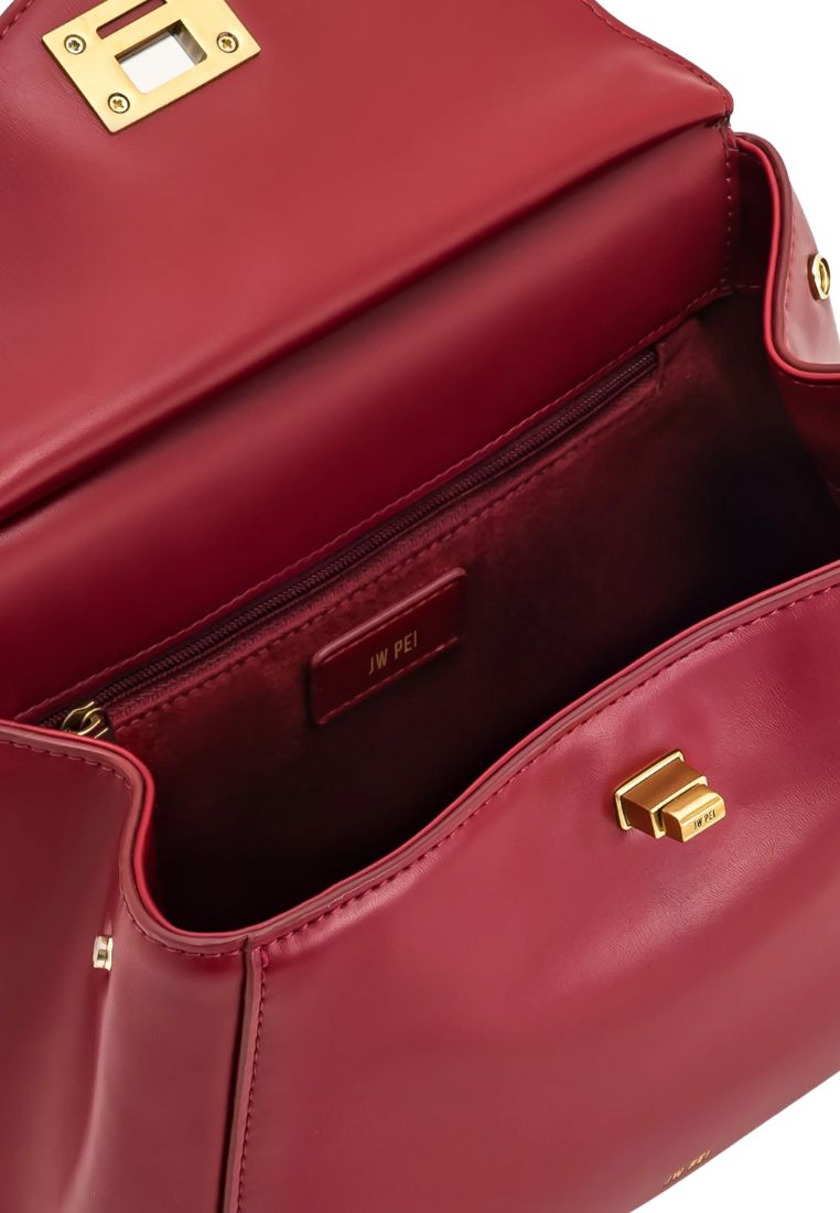 Lucia Classic Top Handbag - Claret