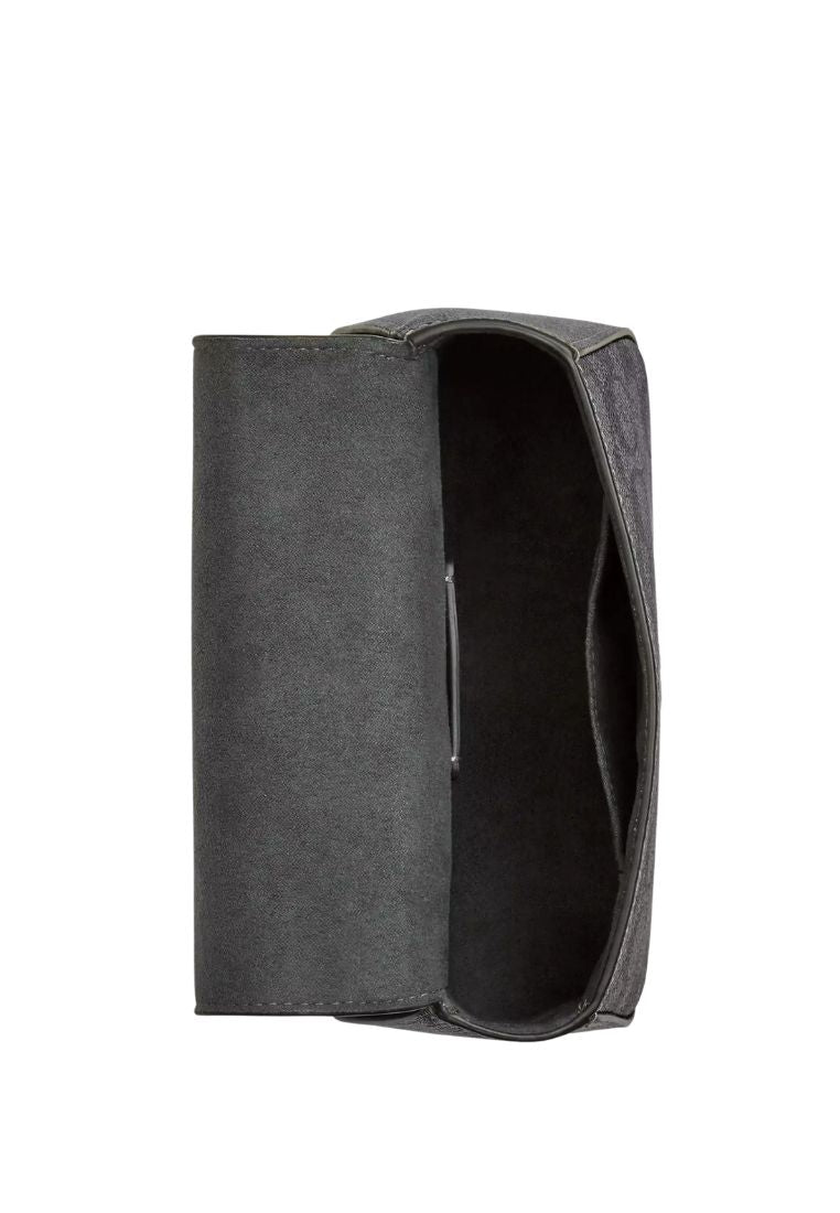 Lysa Top Handle Bag In Signature Canvas Silver Gunmetal Multi