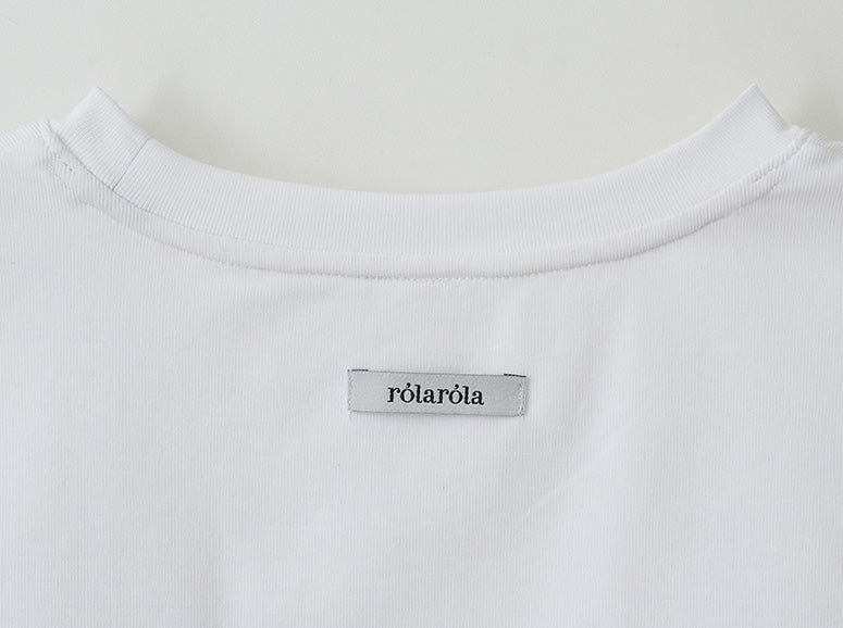 Maison De Rola Lettering T-Shirt White