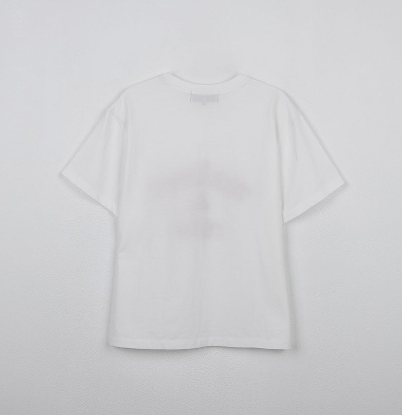 Maison De Rola Outline T-Shirt White