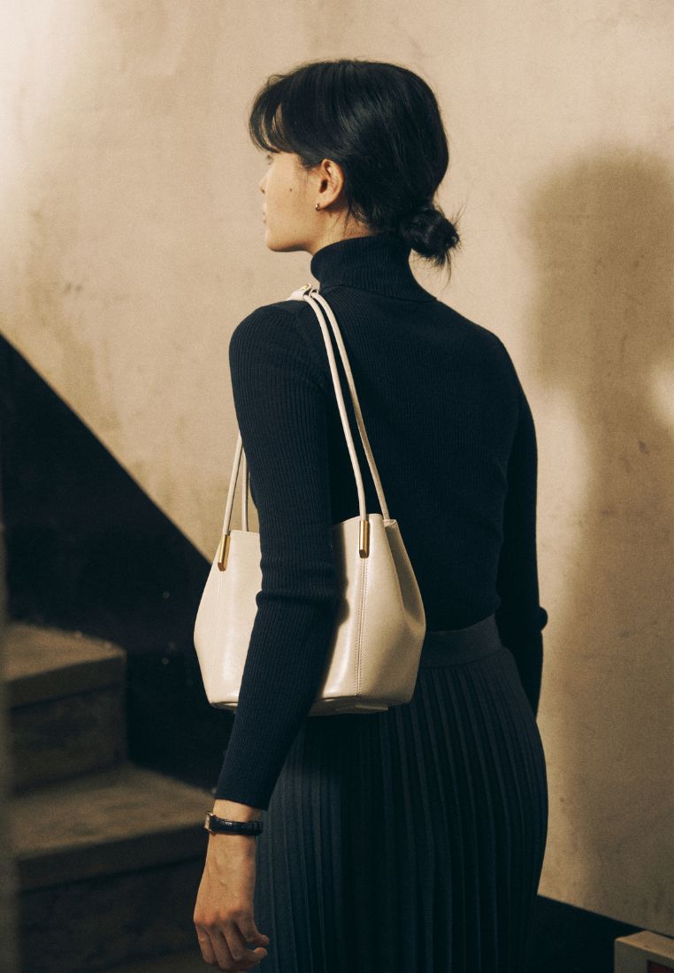 MARRON BAG misty white