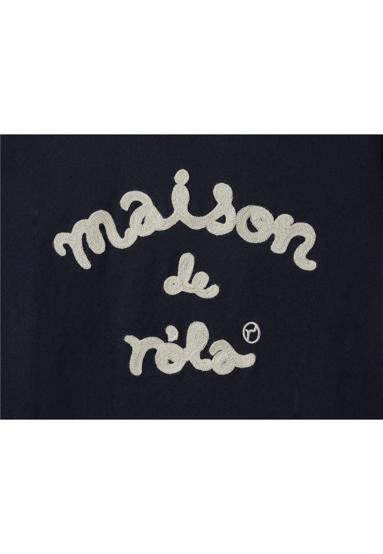 Maison De Rola Embroidery T-Shirt Navy