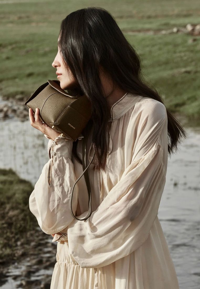 Mini Drippy Roof Bag - Moss