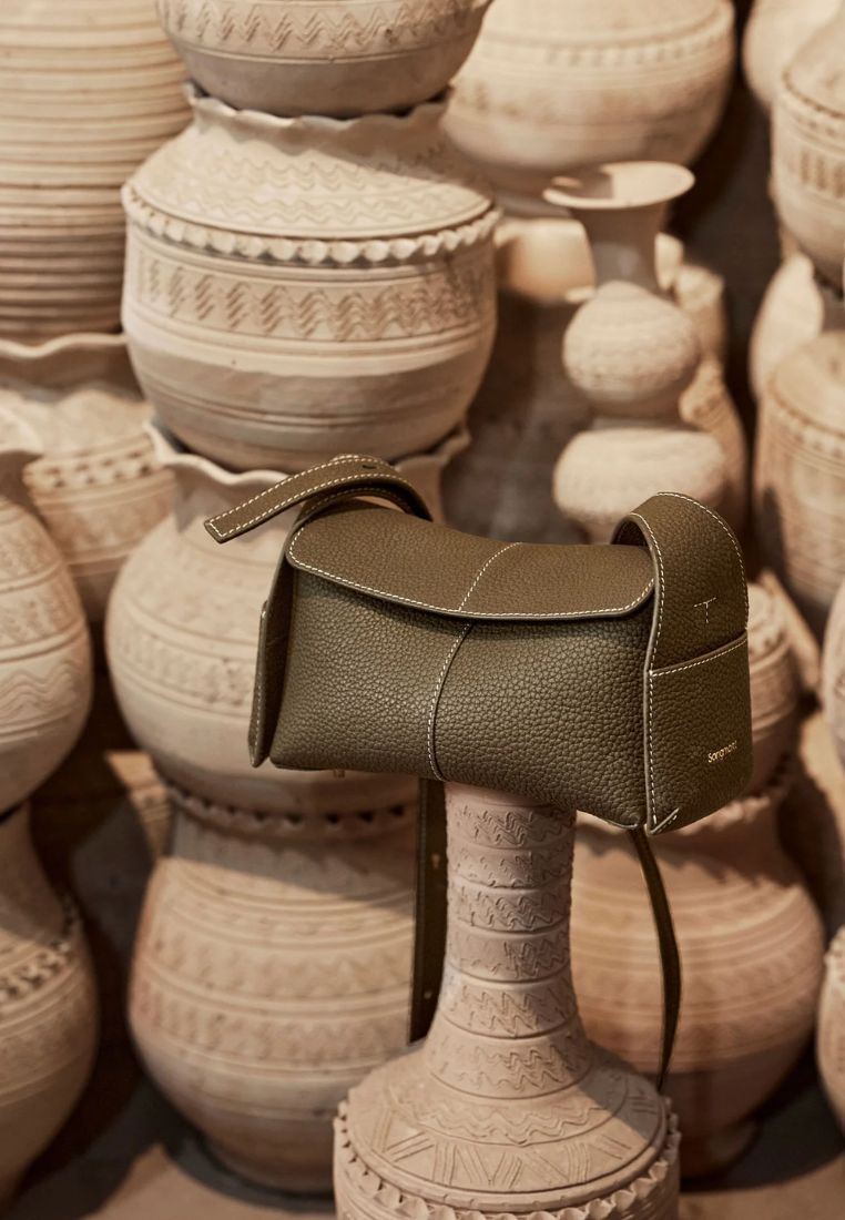 Mini Drippy Roof Bag - Moss
