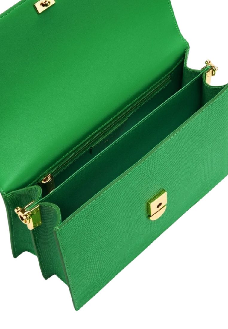 Mini Flap - Grass Green Lizard