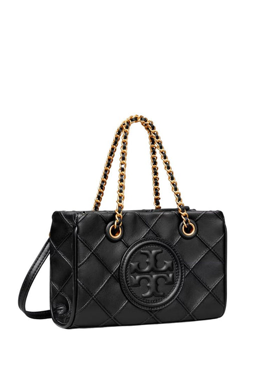 Mini Fleming Soft Chain Tote Black