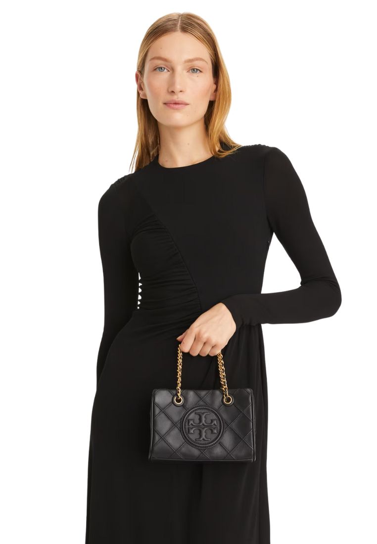Mini Fleming Soft Chain Tote Black