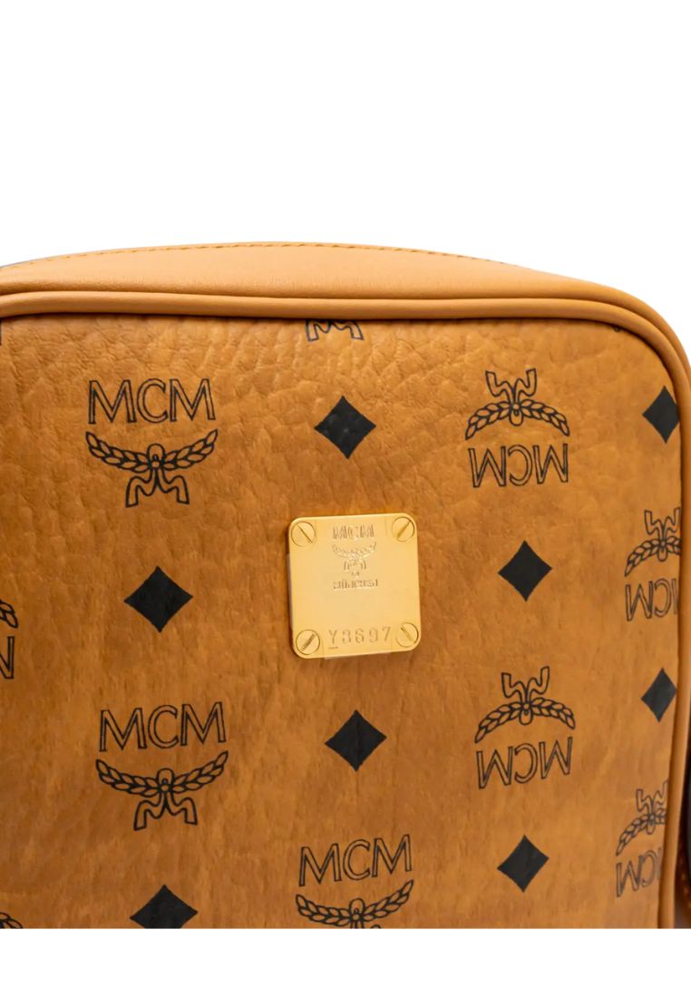 Mini Klassik Visetos Crossbody Bag Cognac