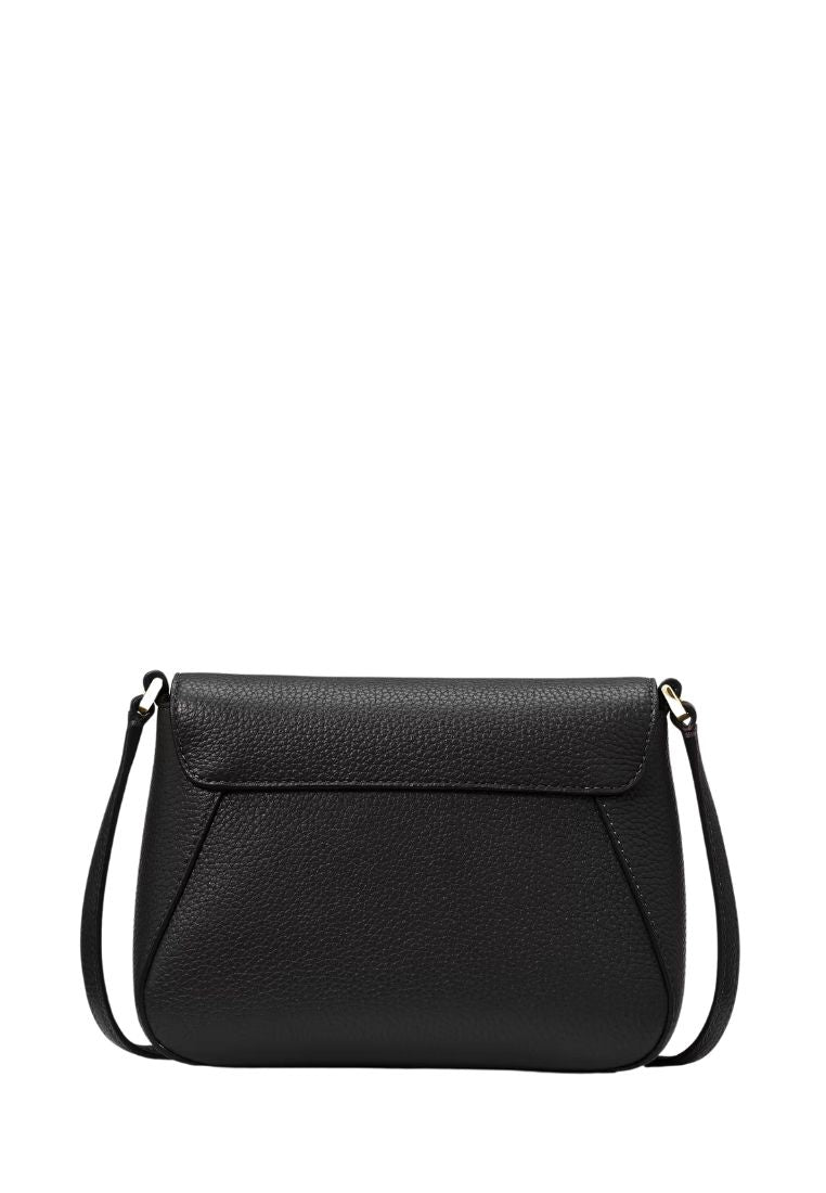Monica Small Flap Crossbody Black