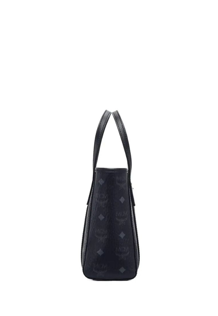 Monogram Logo-Print Tote Bag Visetos Black