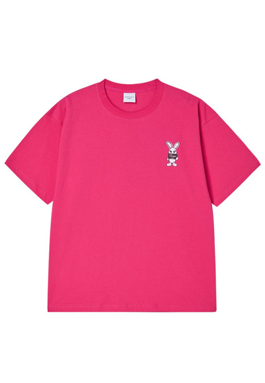 Mugshot Alien Short Sleeve T-Shirt Hot Pink