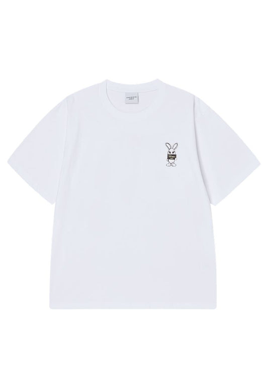Mugshot Alien Short Sleeve T-Shirt White