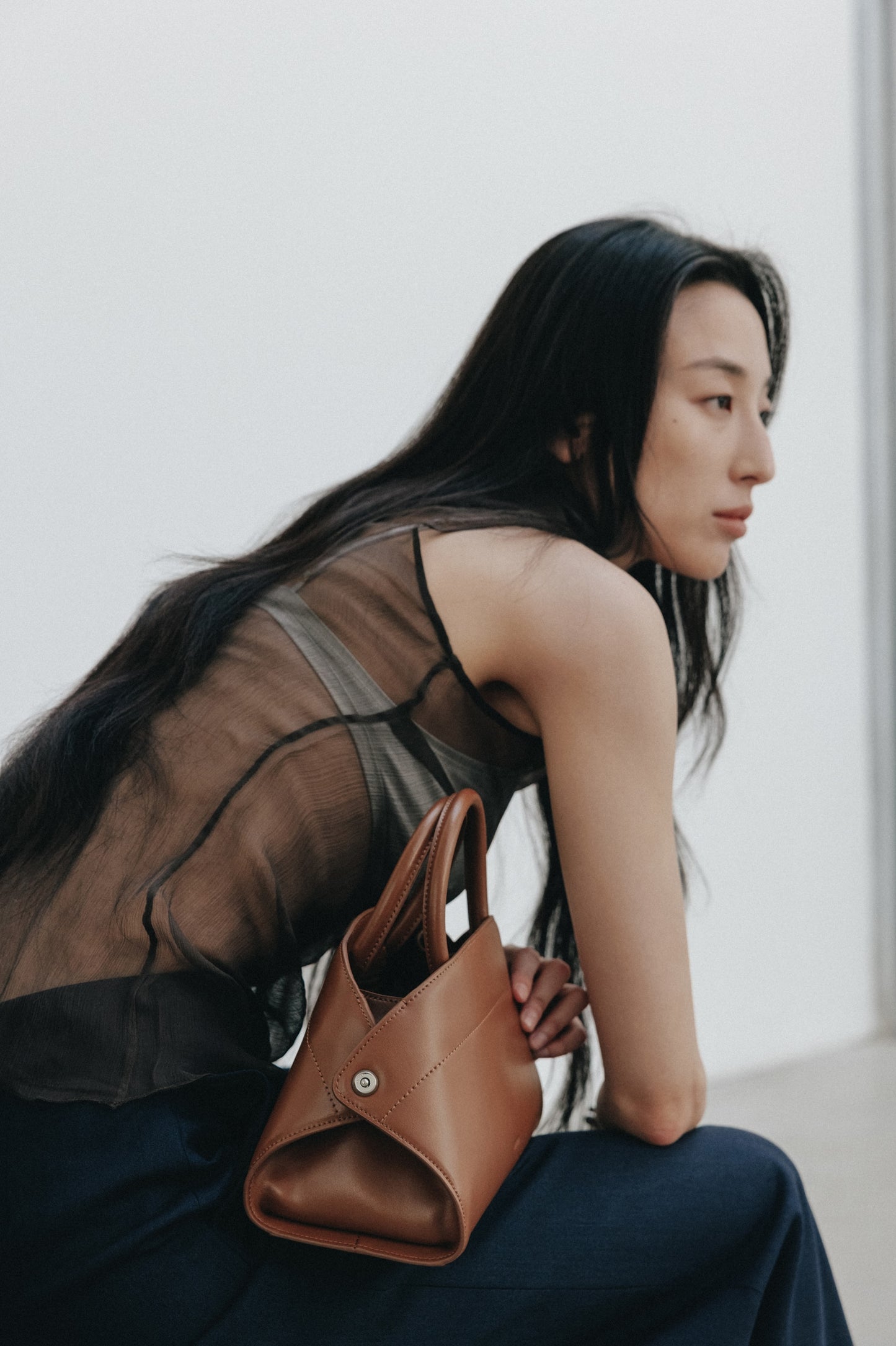 NADEL MINI BAG tawny brown