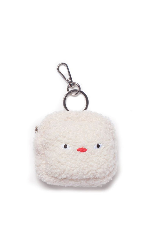 Nemoyom Airpods Case Eco Shearling Ivory