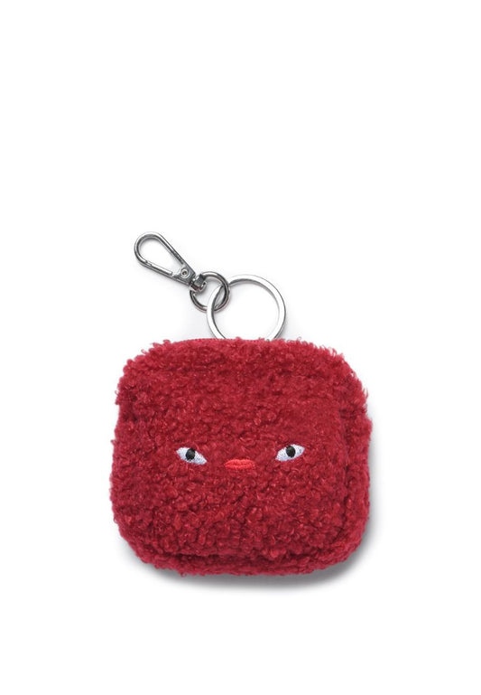Nemoyom Airpods Case Eco Shearling Red