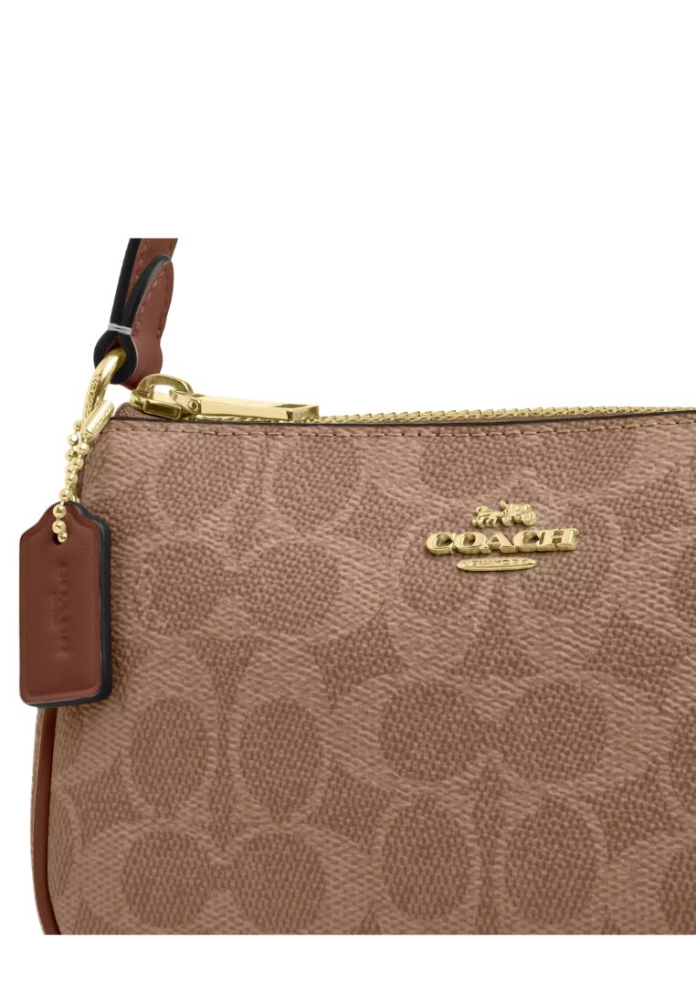 Nolita 19 In Signature Canvas Gold Tan Brown