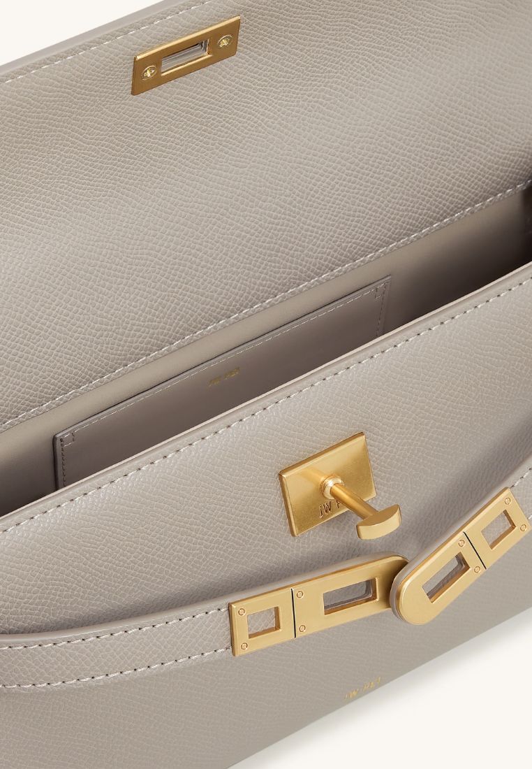 Noor Top Handle Bag - Elephant Gray