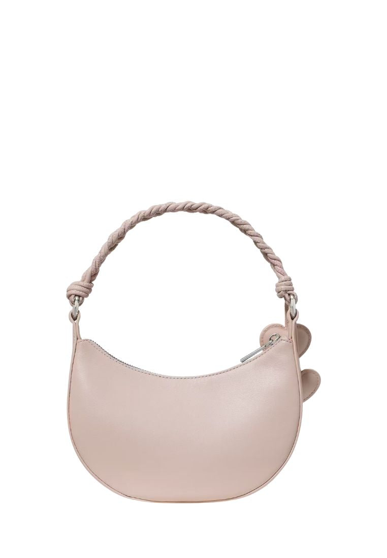 Nova Braided Strap Shoulder Bag Powdered Sugar