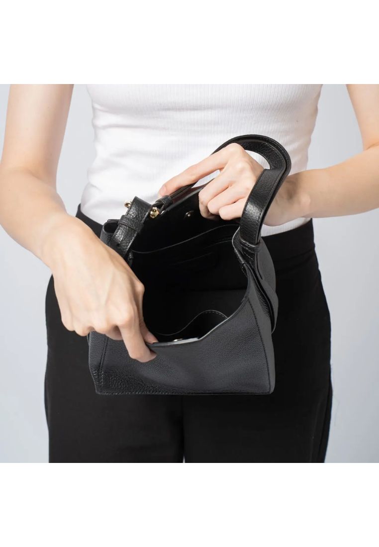 Nuvola Mini Bucket Bag Black