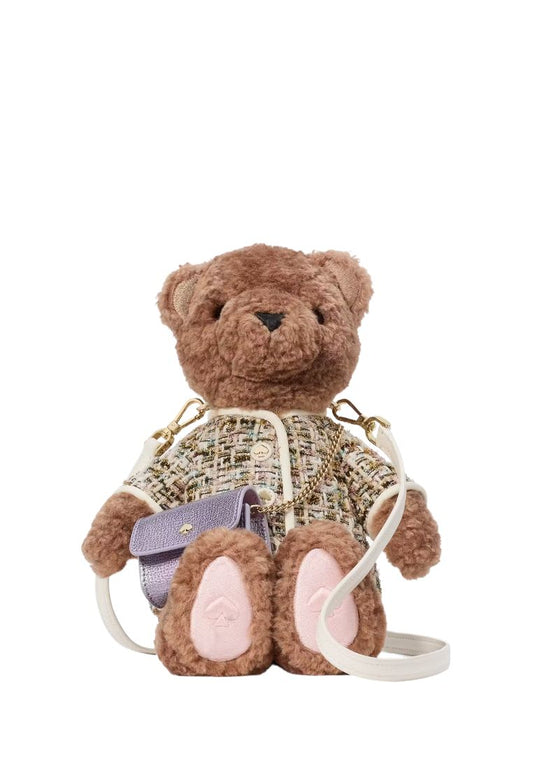 Oh What Fun 3D Teddy Bear Crossbody Multi