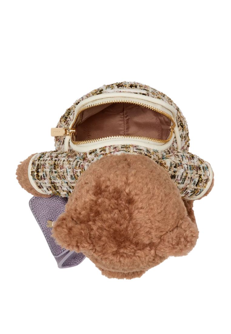 Oh What Fun 3D Teddy Bear Crossbody Multi