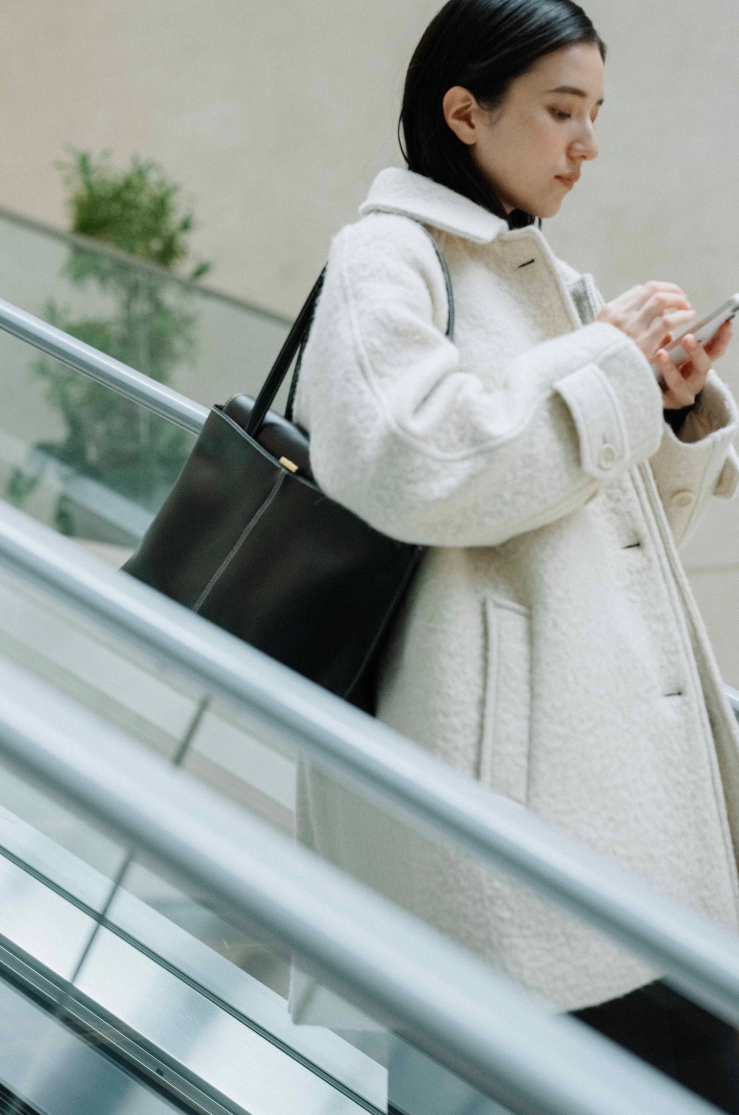 PANIER FLAP BAG soft black