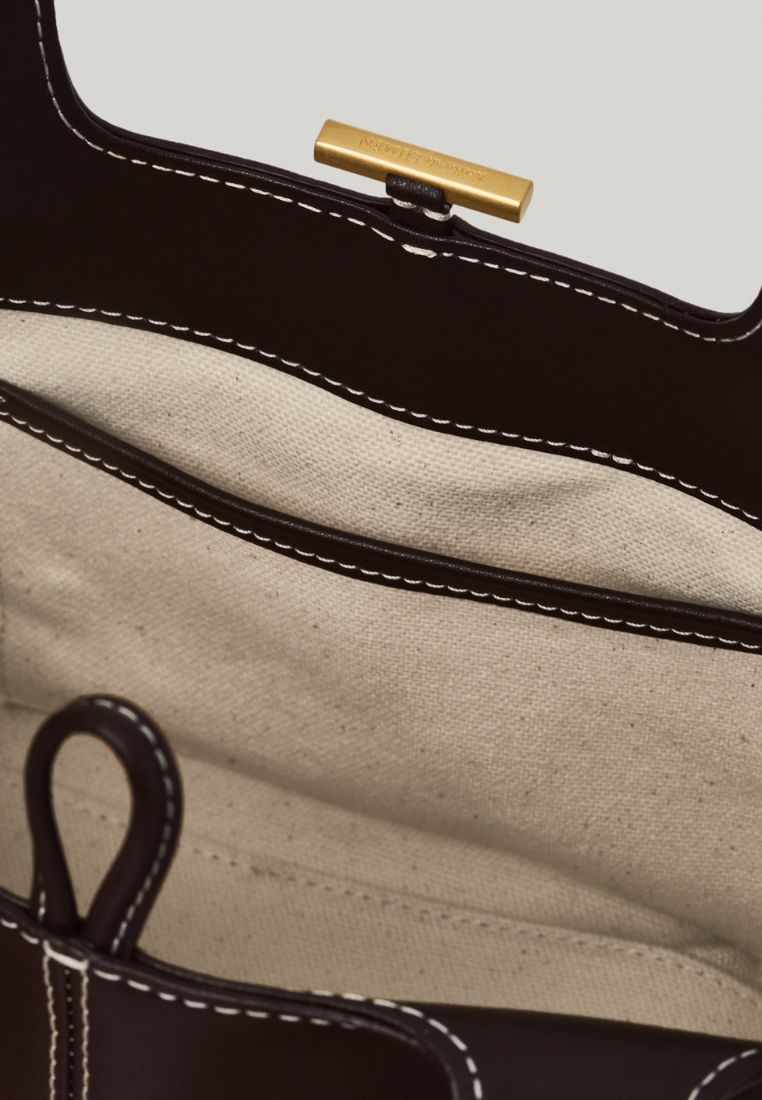 PANIER PETIT BAG organ brown