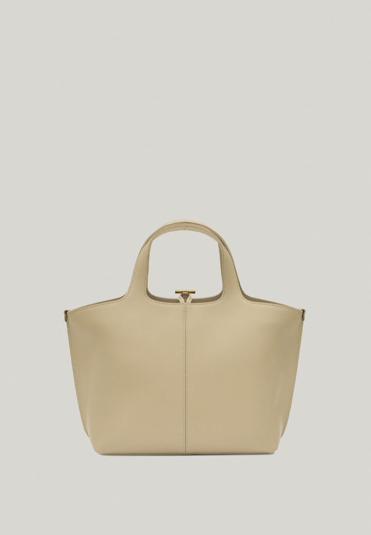 PANIER TOTE BAG egg beige