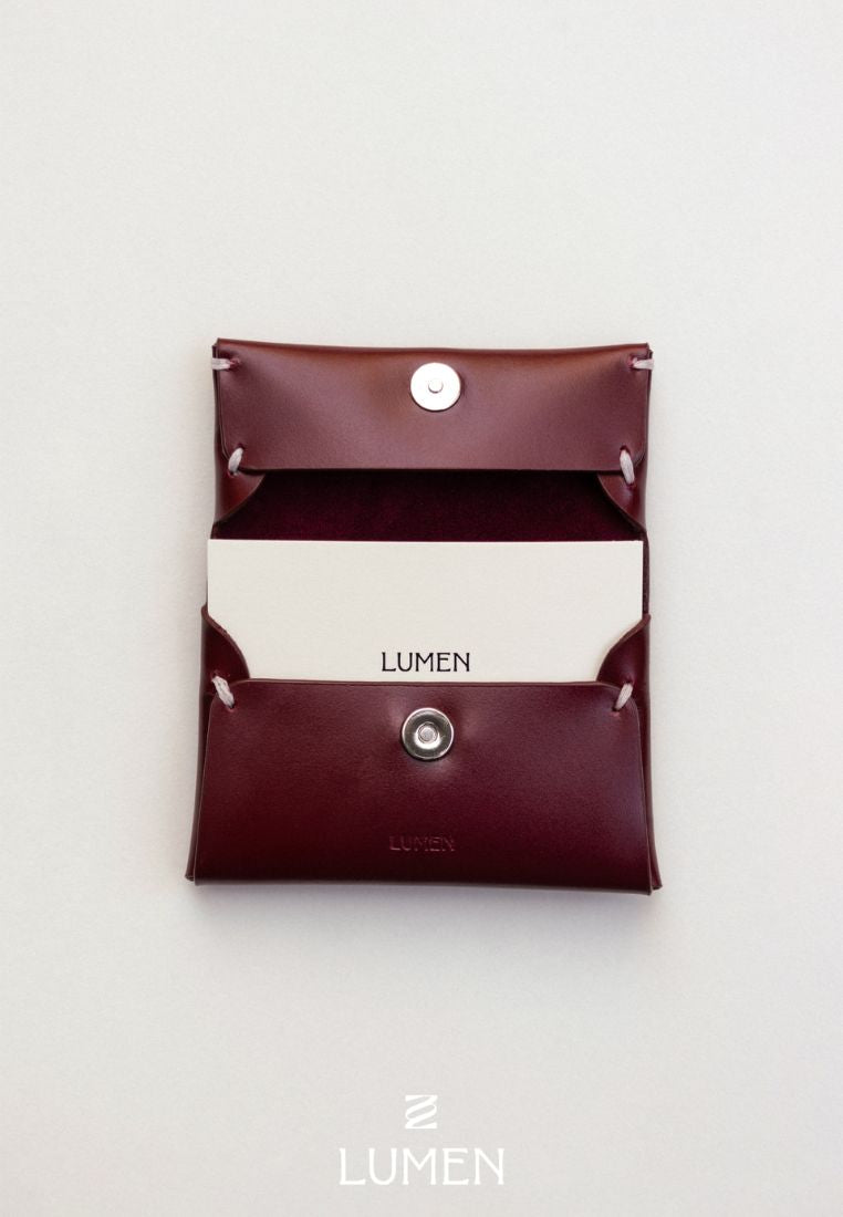 PLIER CARD HOLDER merlot red