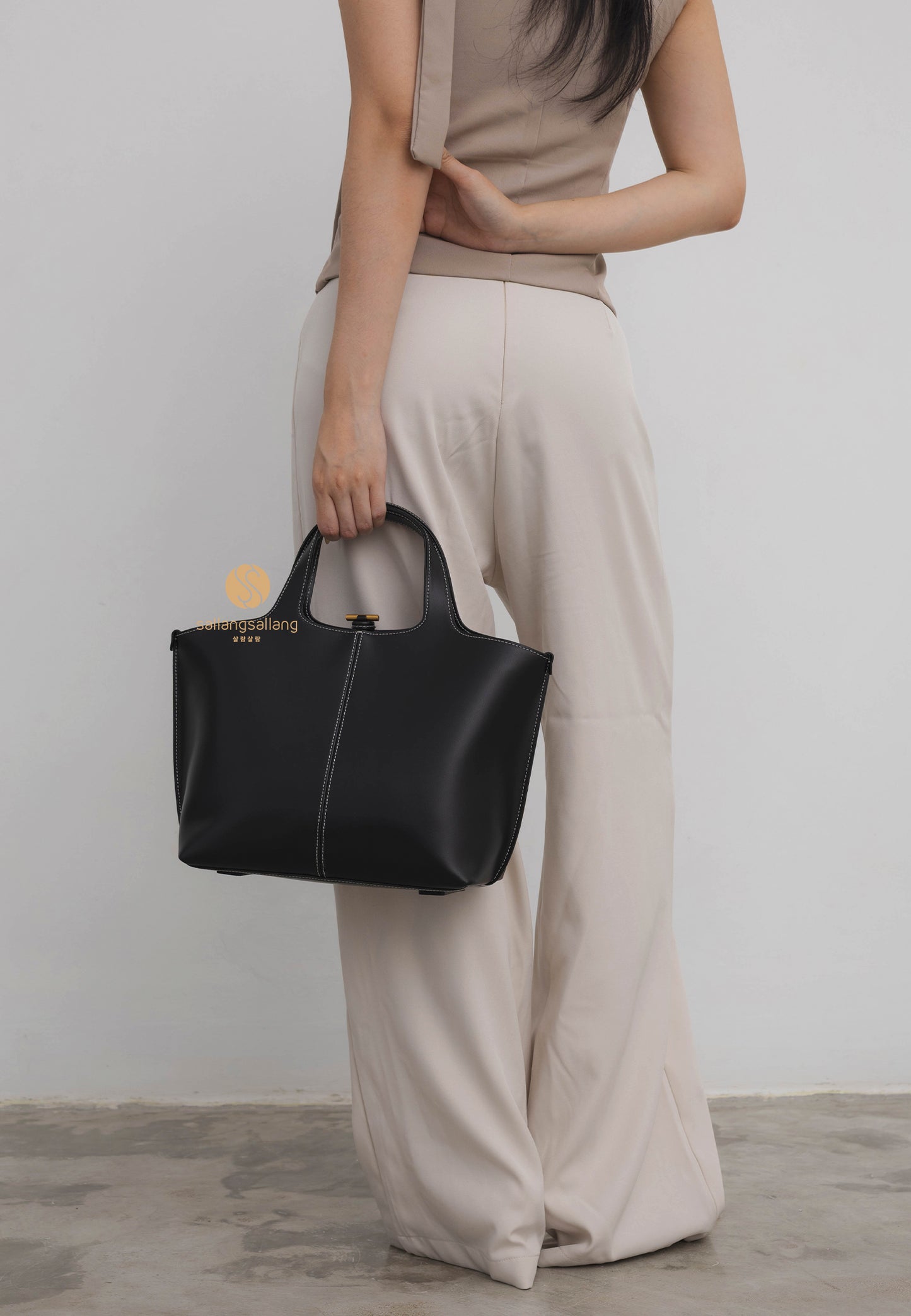 PANIER TOTE BAG soft black