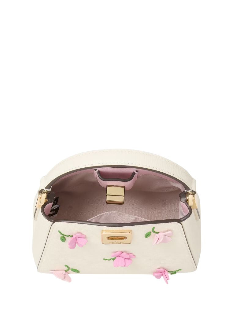 Phoebe Applique Mini Top Handle Crossbody Meringue Multi