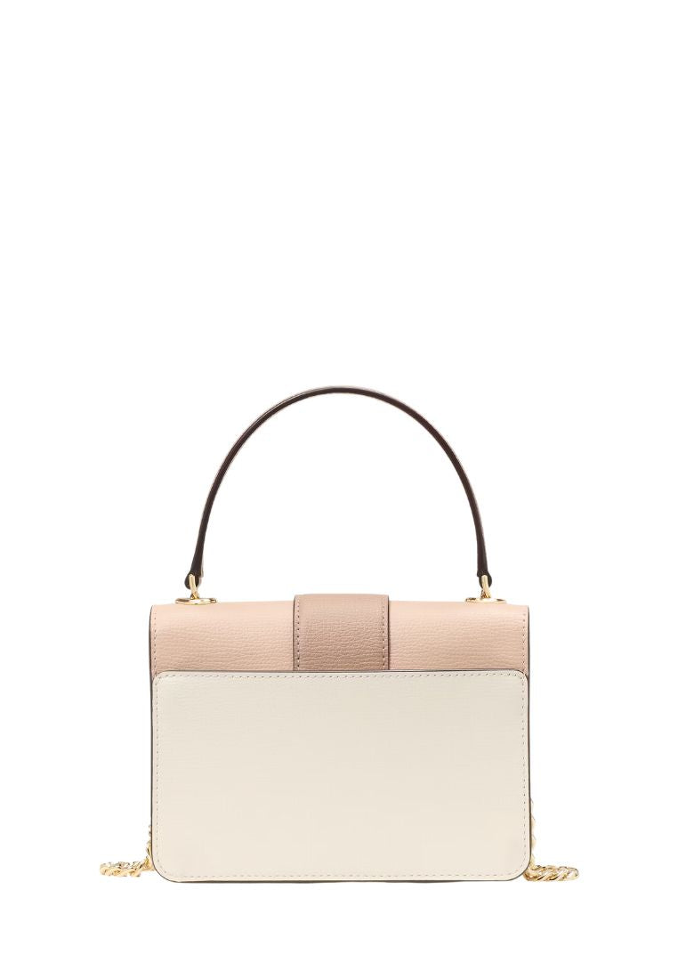 Phoebe Turnlock Mini Flap Crossbody Toasted Hazelnut