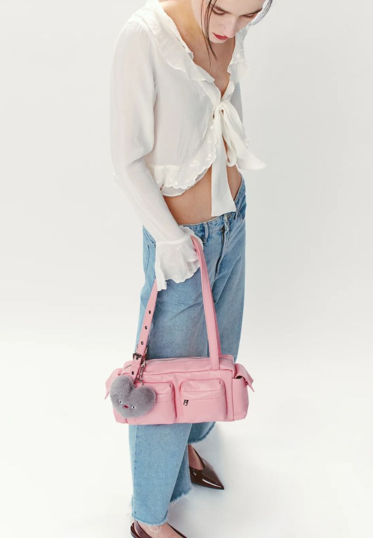 Pocket Utility Bag M Goat Pink