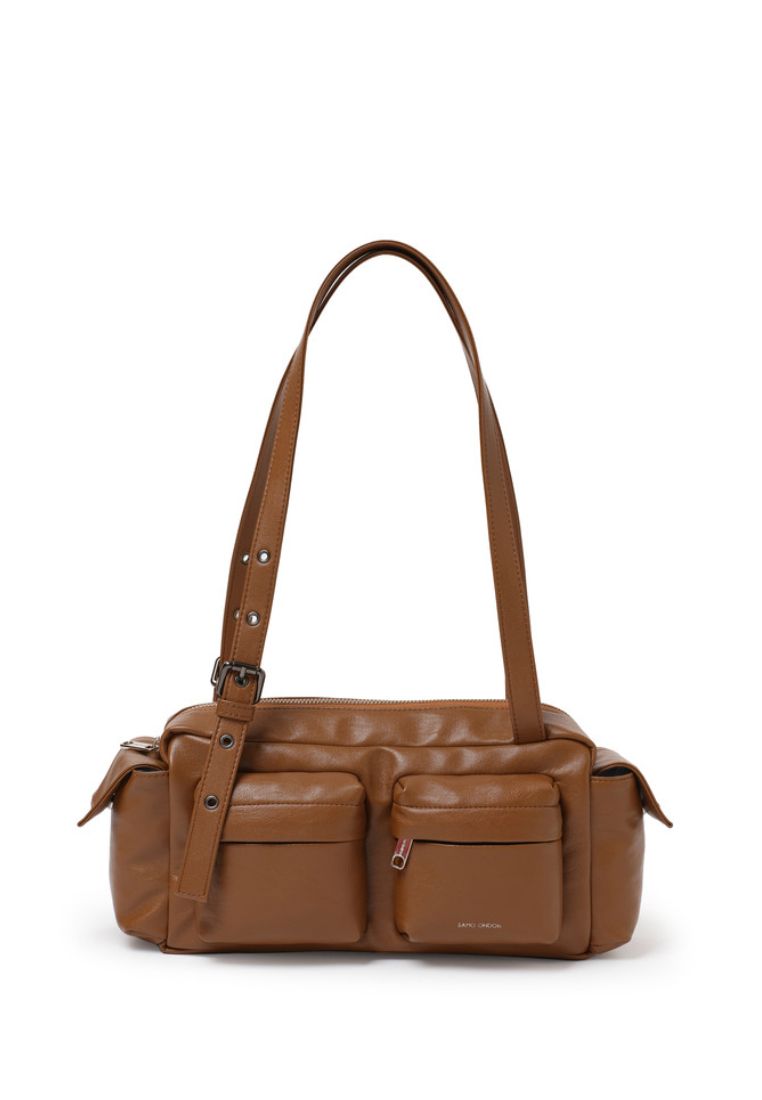 Pocket Utility Bag M Nappa Caramel