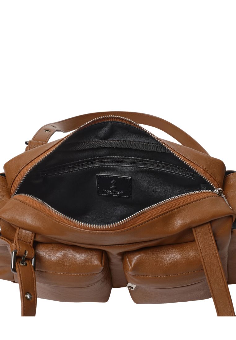 Pocket Utility Bag M Nappa Caramel