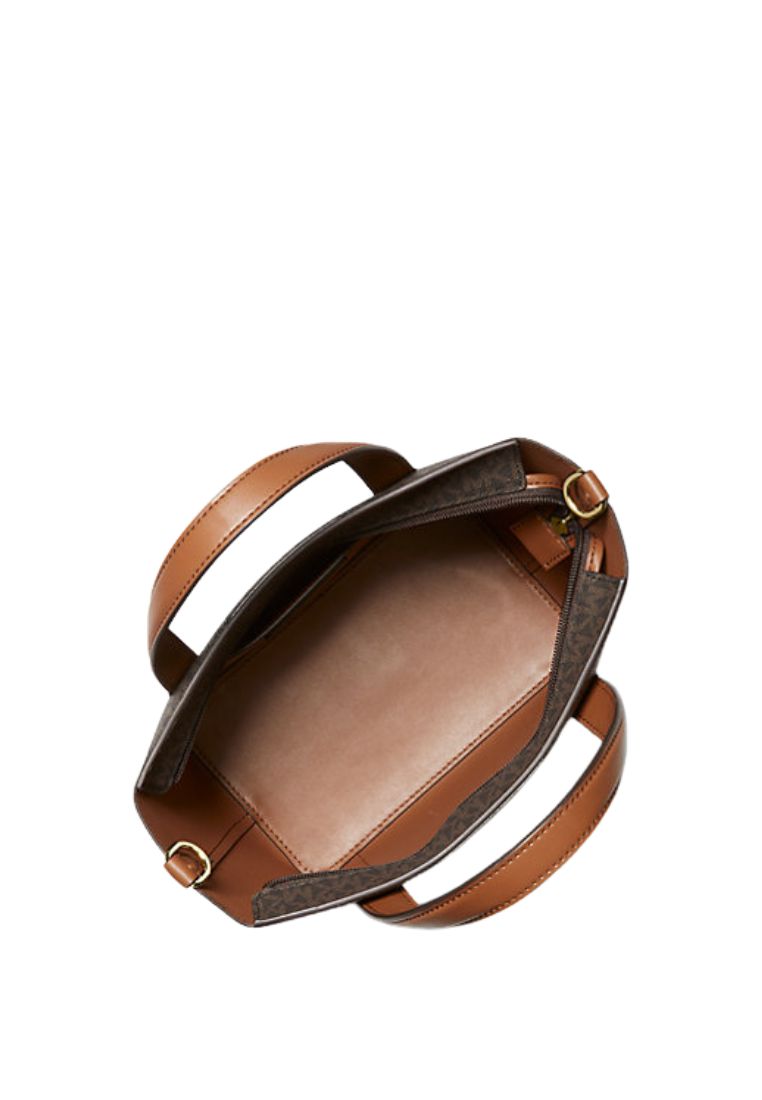 Pratt Small Signature Logo Tote Bag Brown