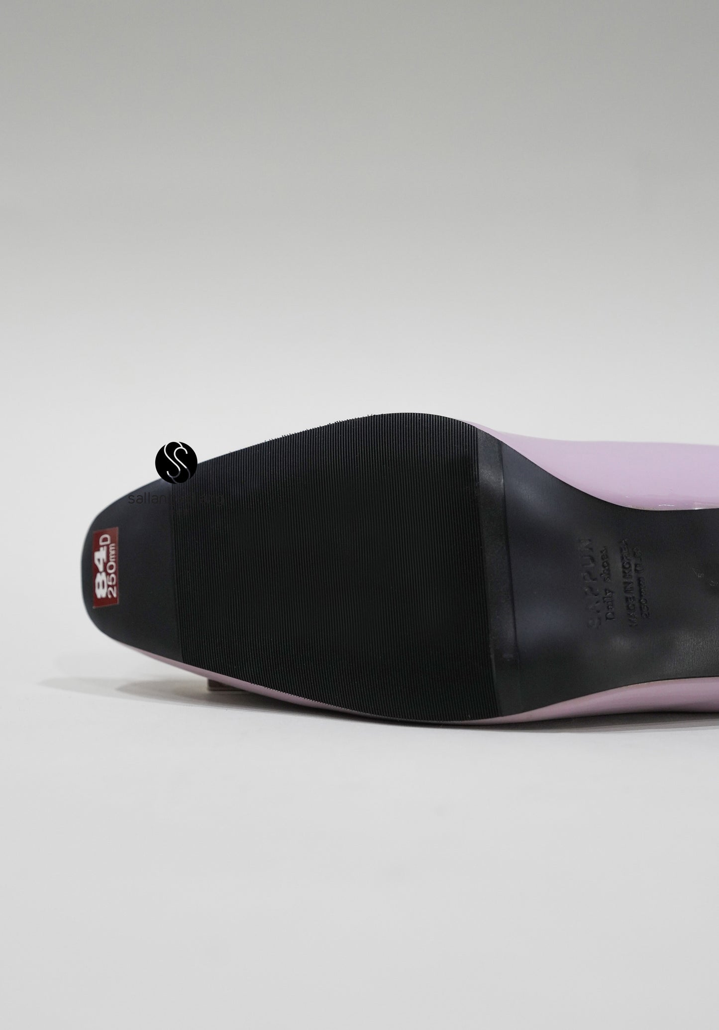 Erian Square Heels Light Purple 7 cm