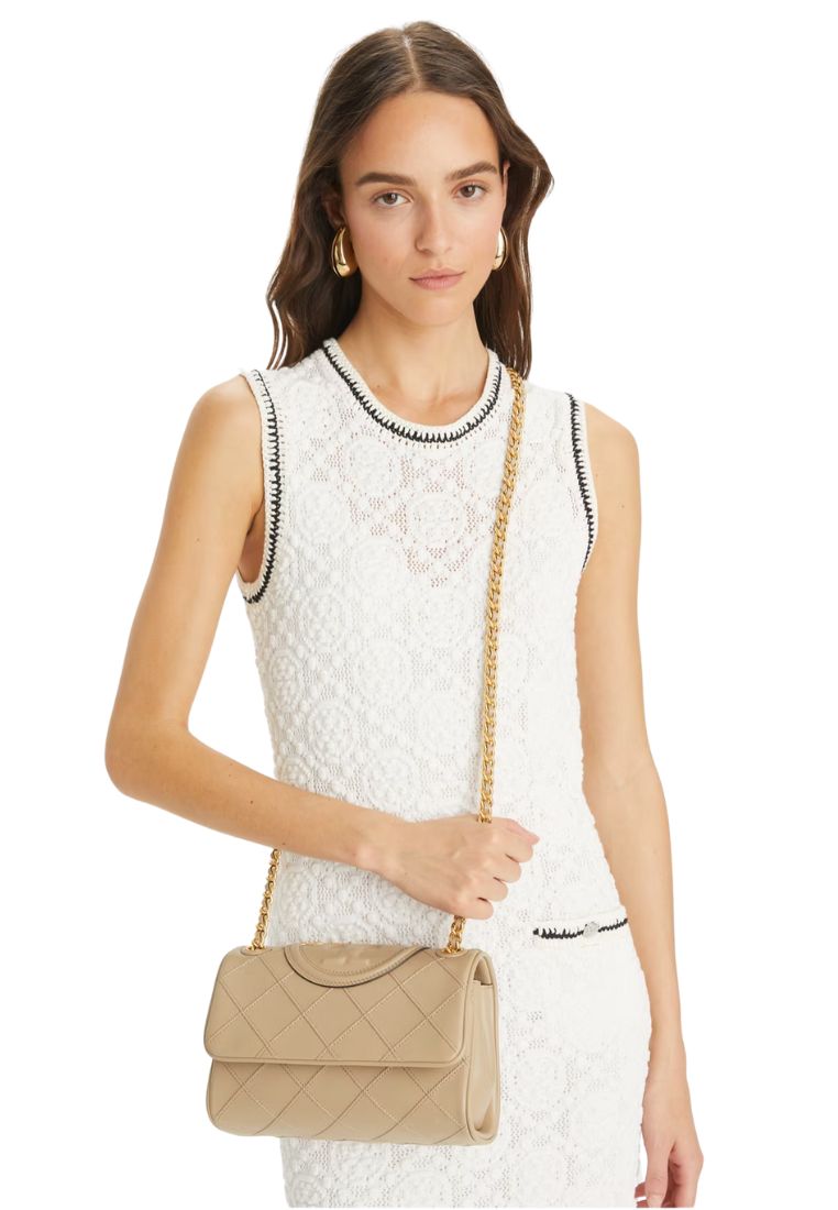 Small Fleming Soft Convertible Shoulder Bag Fresh Clay