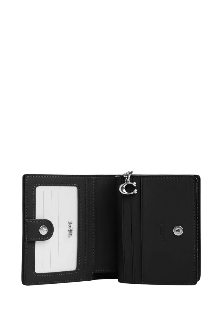 Snap Wallet In Signature Jacquard Silver Black