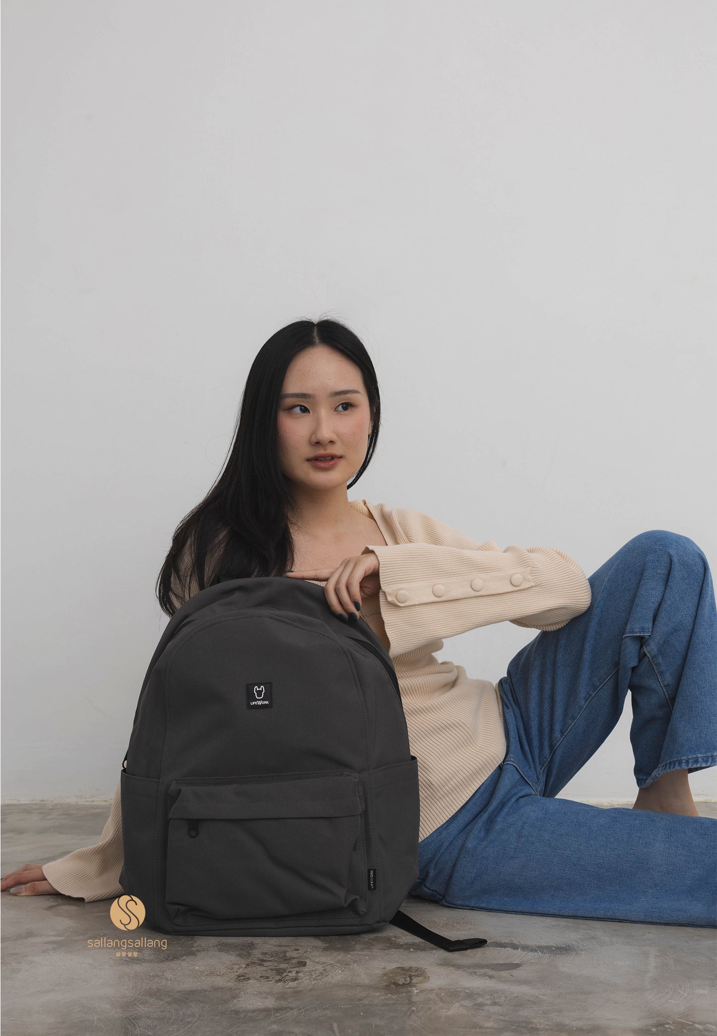 Square Radog Daily Backpack Grey