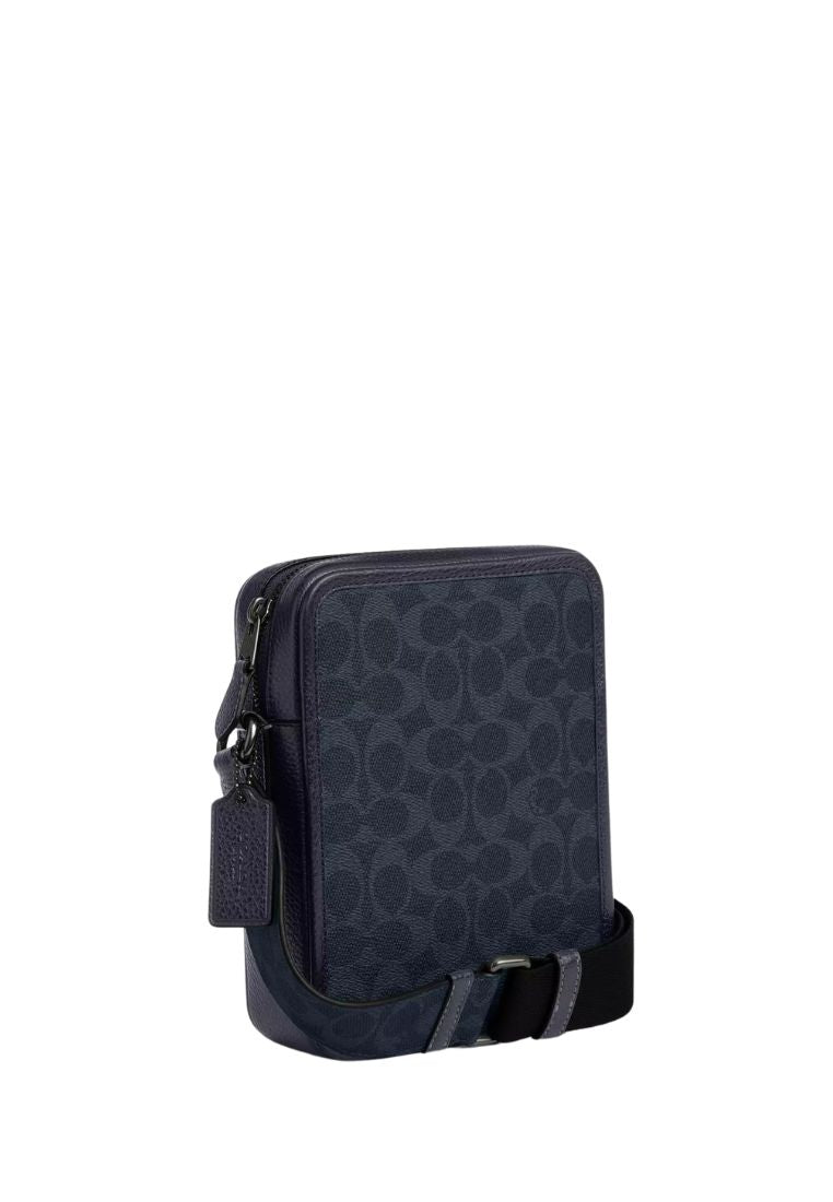 Sullivan Crossbody Bag In Signature Canvas Denim Midnight Navy