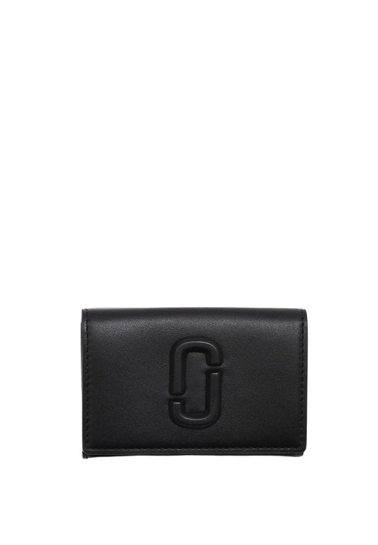 The Leather J Marc Trifold Wallet Black