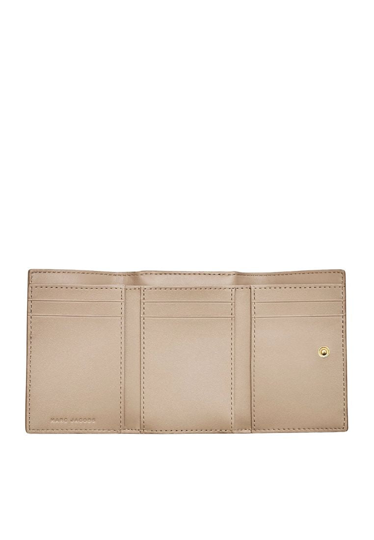 The Leather J Marc Trifold Wallet Cloud White