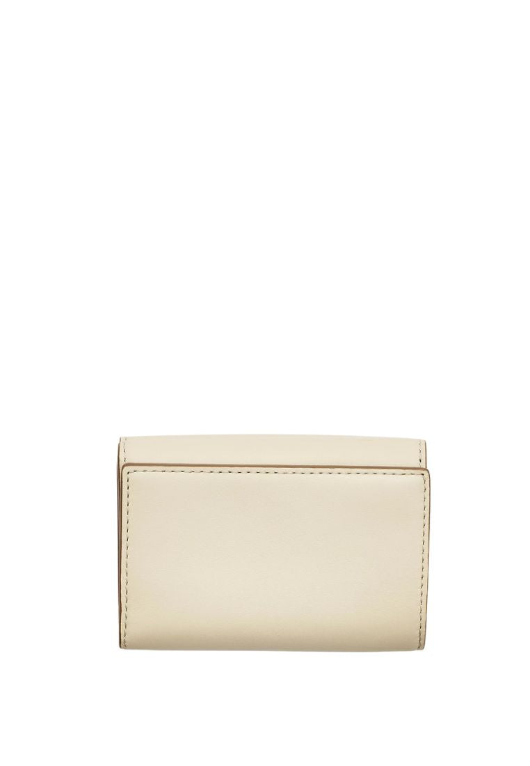 The Leather J Marc Trifold Wallet Cloud White