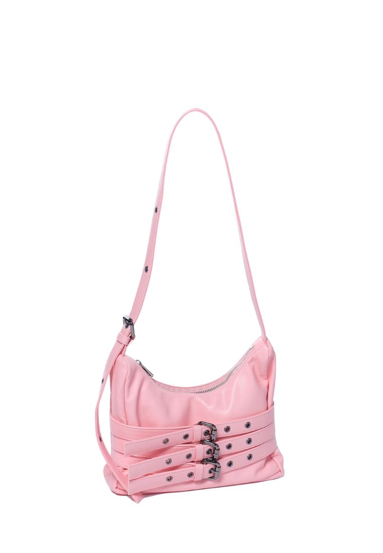 Trio Belt Mug Bag M Goat Pink