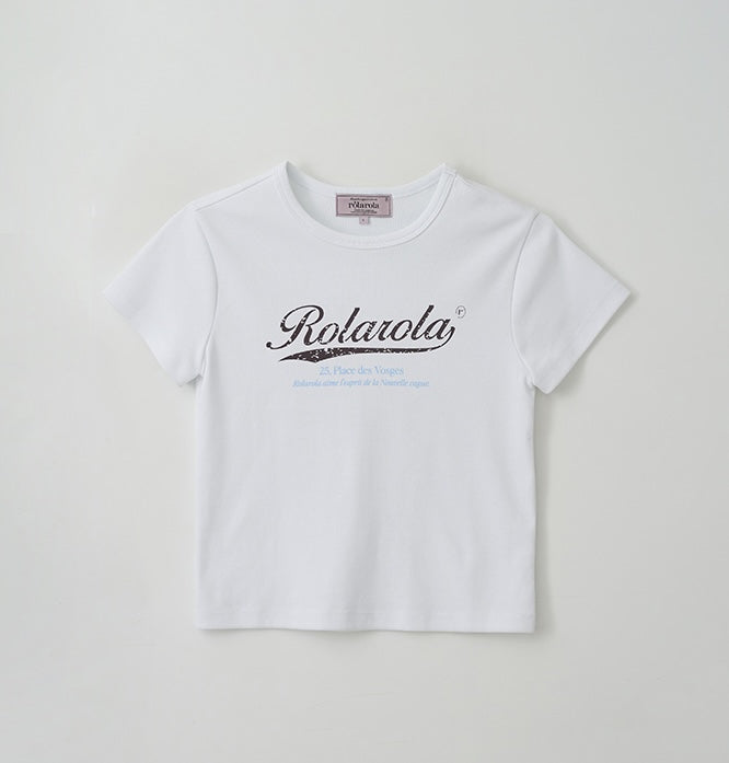 Vintage Crack Logo T-Shirt White