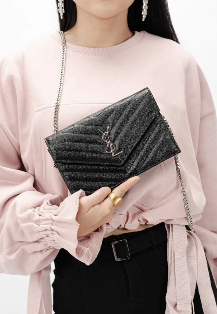Wallet on Chain Black (19cm) Shw