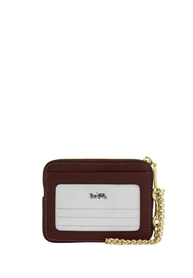 Zip Card Case Gold Maple