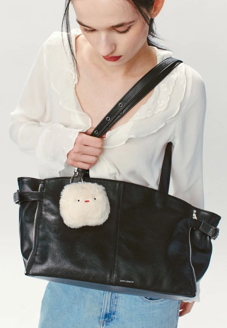 Zipper Shopper M Goat Black